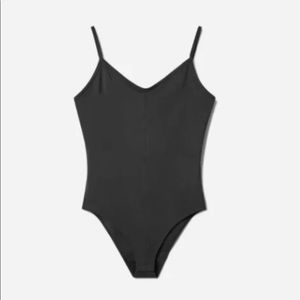 NWOT Everlane cami bodysuit black